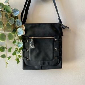 Black crossbody purse